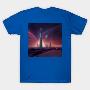 Interplanetary Spaceport T-Shirt